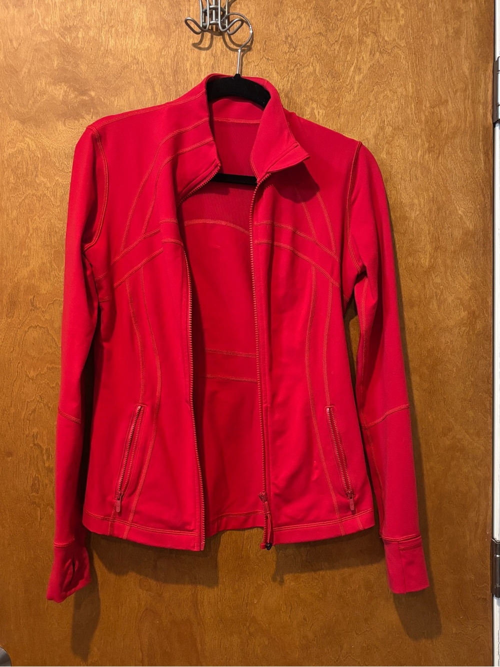Lululemon Define Luon Dark Red Jacket Size 8